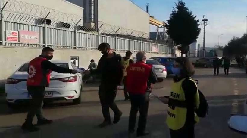 1 Mayıs Platformu, Tuzla Gemi Tersanesi önünde 1 Mayısa çağrı yaptı