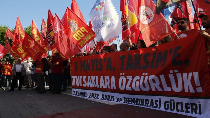 1 Mayıs tutsakları serbest bırakılsın