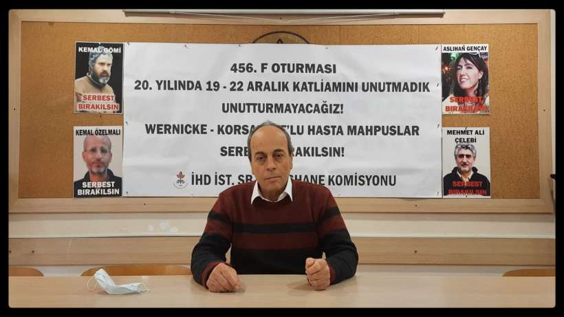 19-22 aralık katliamını unutmadık unutturmayacağız!. Hasta mahpuslar serbest bırakılsın”