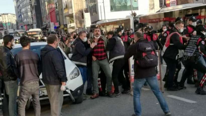 Birleşik Mücadele Güçlerine Kadıköyde müdahale