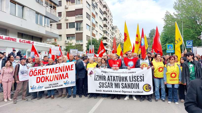 “Çocuklarımızın geleceği için öğretmenime dokunma”