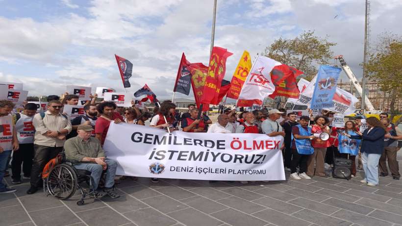 Deniz işçileri:Gemilerde ölmek istemiyoruz