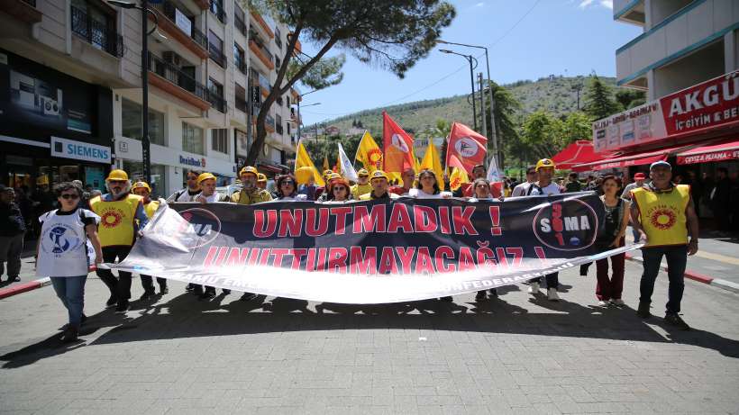 Fotoğraflarla Somada 301 madenci anması I Berkcan Zengin
