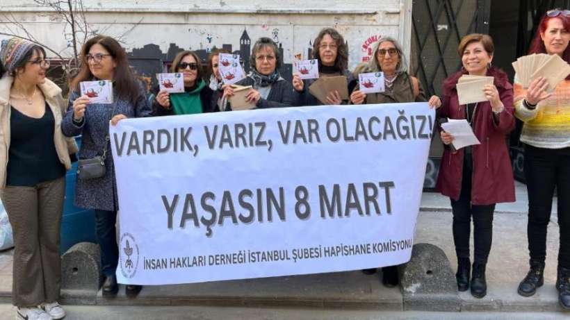 İHD’den kadın mahpuslara 8 Mart kartı