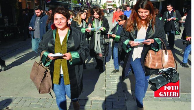 İzmir Barosu insan hakları için sokağa indi