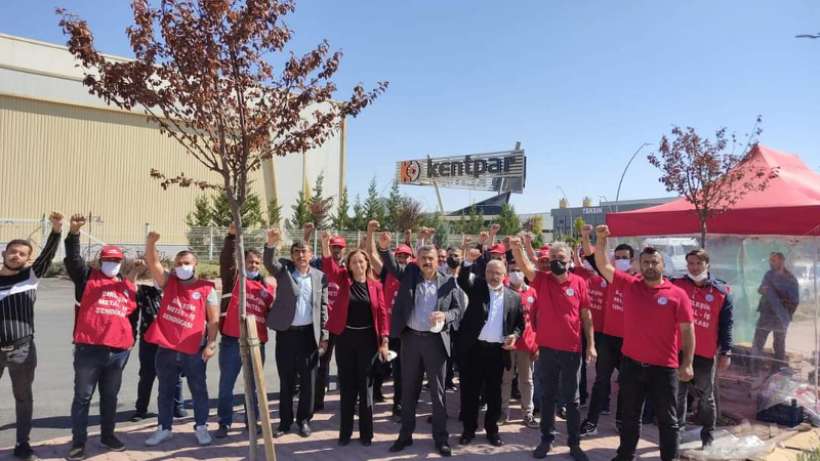 Kentpar işçilerinin yanındayız