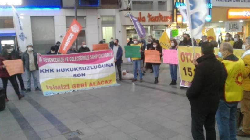 KESK İzmirden seslendi: “İşimize geri döneceğiz!”