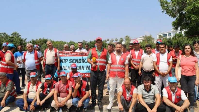 Liman işçilerinin eylemi 217’nci gününde
