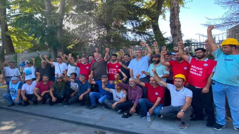 Maden işçileri 14 gündür bakanlık önünde direniyor