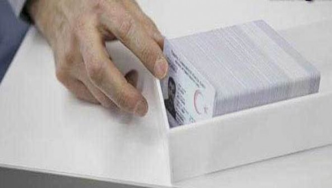 PIN kodlu yeni kimlikler pazartesi dağıtılmaya başlanacak