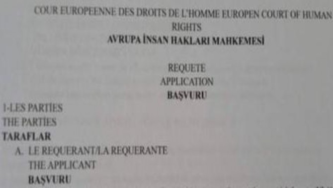 Referandum için AİHM'e ilk bireysel başvuru yapıldı