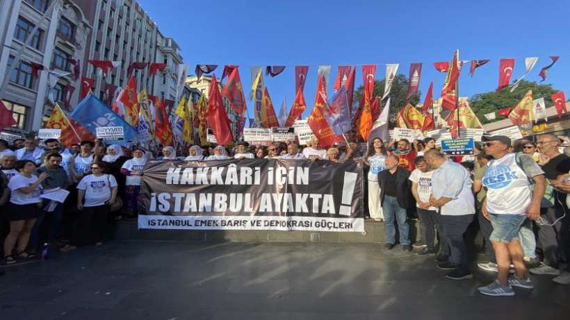 Şişhane’den seslendiler: Kayyuma son, tutsaklara özgürlük