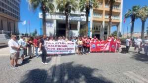 Emekçiler Dokuz Eylül SGM’nin devredilmesine karşı iş bıraktı