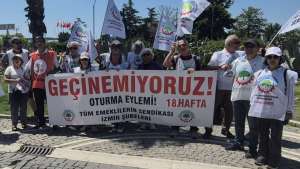 İzmir’de emeklilerden iktidara çağrı: 'İnsanca yaşamaya yetecek zam istiyoruz'