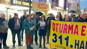 İzmir’de “İşimize geri döneceğiz, iş cinayetlerine ve sefalet ücretine hayır”eylemi