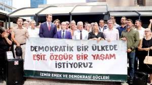 İzmir Emek ve Demokrasi Güçleri: 'Türkiye'nin açık cezaevine dönüştürülmesine itiraz ediyoruz'