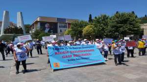 "Kıdem Tazminatı gaspına karşı gücümüz birliğimizdir"