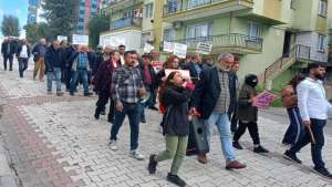 Menemen'de halk iradesine sahip çıkıyoruz yürüyüşü yapıldı
