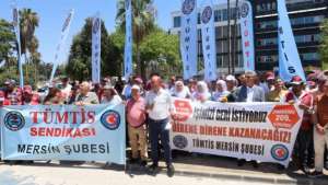 Mersin Limanı işçileri 209 gündür nöbette