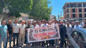 Nesko Maden işçilerinden eylem
