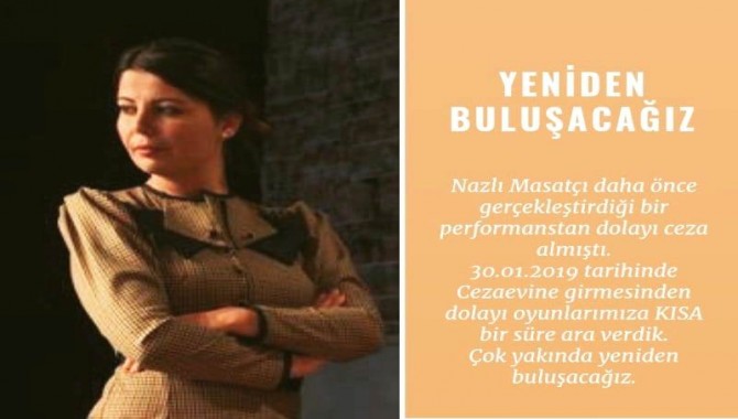 Tiyatro oyuncusu Nazlı Masatçı tutuklandı