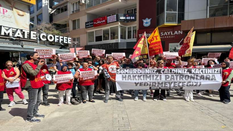 BARTA İŞÇİLERİ: HAKKIMIZI ARAMAKTAN VAZGEÇMEYECEĞİZ BARTA İŞÇİLERİ: HAKKIMIZI ARAMAKTAN VAZGEÇMEYECEĞİZ