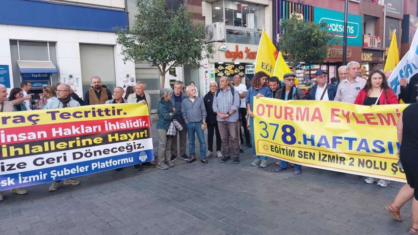 İzmir’de KHK eylemi: İşimize geri döneceğiz